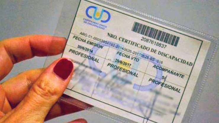 Aplazan el vencimiento para el Certificado Único de Discapacidad